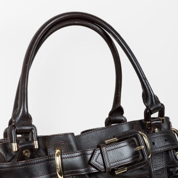 Burberry Prorsum Dark Brown Leather Beaton Bag - Picture 5 of 13